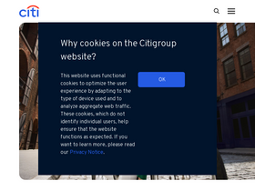'citigroup.com' screenshot
