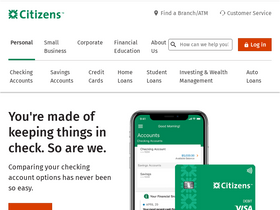 'citizensbank.com' screenshot