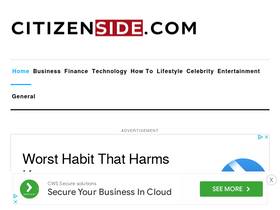 'citizenside.com' screenshot