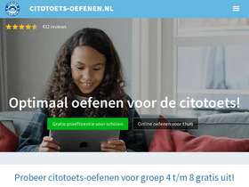 'citotoets-oefenen.nl' screenshot