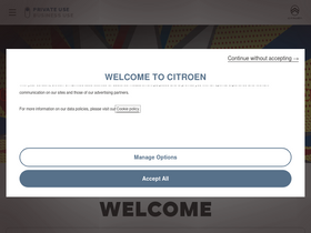 'citroen.co.uk' screenshot