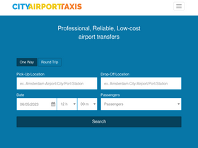 'city-airport-taxis.com' screenshot