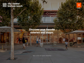 'citycenterbishopranch.com' screenshot