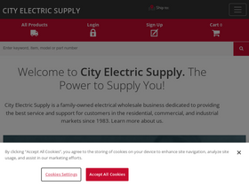 'cityelectricsupply.com' screenshot