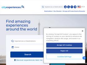 'cityexperiences.com' screenshot
