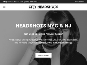 'cityheadshots.com' screenshot
