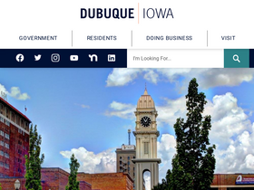 'cityofdubuque.org' screenshot