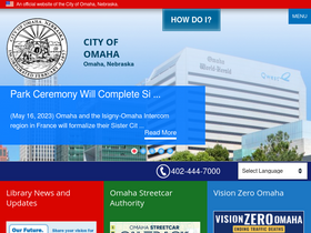 'cityofomaha.org' screenshot