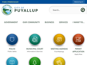 'cityofpuyallup.org' screenshot