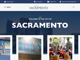 'cityofsacramento.org' screenshot