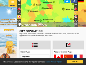 'citypopulation.de' screenshot