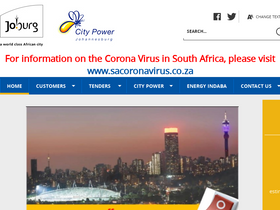 'citypower.co.za' screenshot