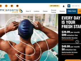 'citysportsfitness.com' screenshot