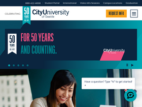 'cityu.edu' screenshot