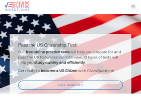 'civicsquestions.com' screenshot