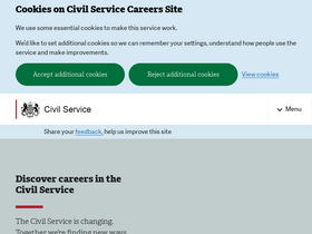'civil-service-careers.gov.uk' screenshot