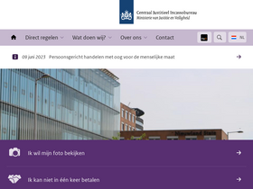 'cjib.nl' screenshot
