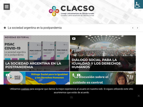 'clacso.org' screenshot