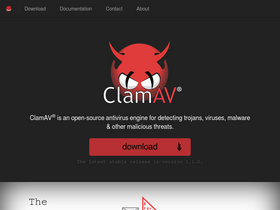 'clamav.net' screenshot