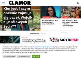 'clamor.pl' screenshot