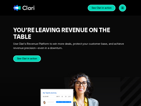 'clari.com' screenshot