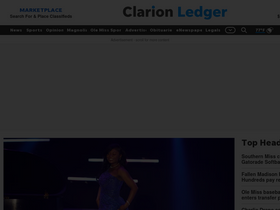 'clarionledger.com' screenshot