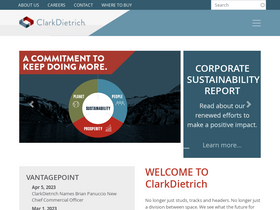 'clarkdietrich.com' screenshot