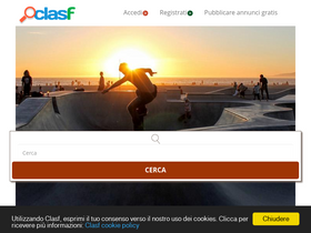 'clasf.it' screenshot