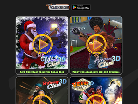 'clash3d.com' screenshot