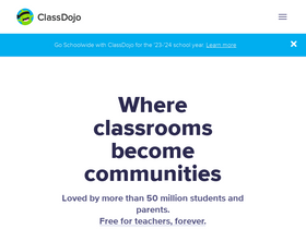 'classdojo.com' screenshot