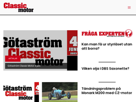 'classicmotor.se' screenshot
