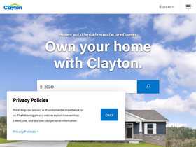 'claytonhomes.com' screenshot
