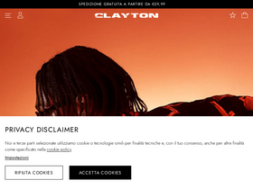 'claytonitalia.com' screenshot
