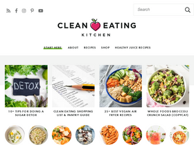 'cleaneatingkitchen.com' screenshot