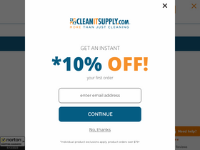 'cleanitsupply.com' screenshot