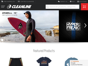 'cleanlinesurf.com' screenshot