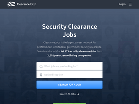 'clearancejobs.com' screenshot