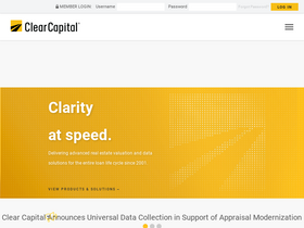 'clearcapital.com' screenshot