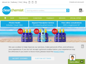 'clearchemist.co.uk' screenshot