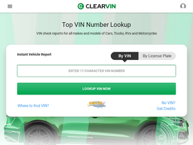 'clearvin.com' screenshot