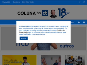 'clebertoledo.com.br' screenshot
