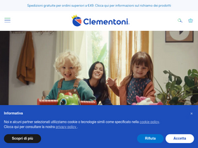 'clementoni.com' screenshot