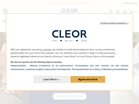 'cleor.com' screenshot