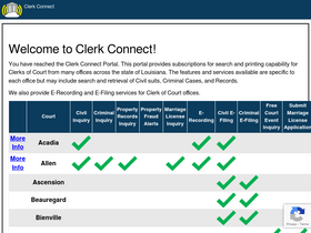 'clerkconnect.com' screenshot