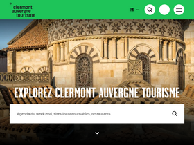 'clermontauvergnetourisme.com' screenshot