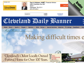 'clevelandbanner.com' screenshot