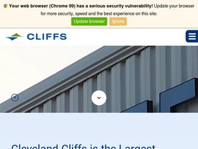 'clevelandcliffs.com' screenshot
