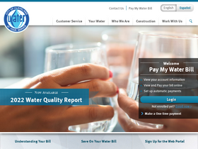 'clevelandwater.com' screenshot