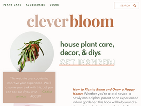 'cleverbloom.com' screenshot