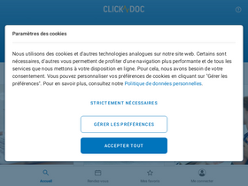 'clickdoc.fr' screenshot